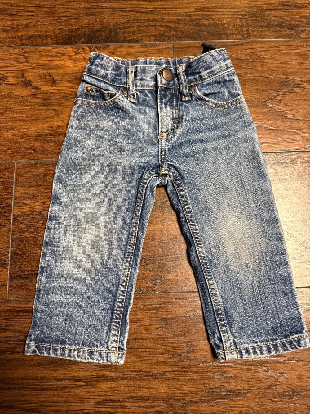 Toddler Light Wash Wrangler Blue Denim Jeans Baby Size 12 Months